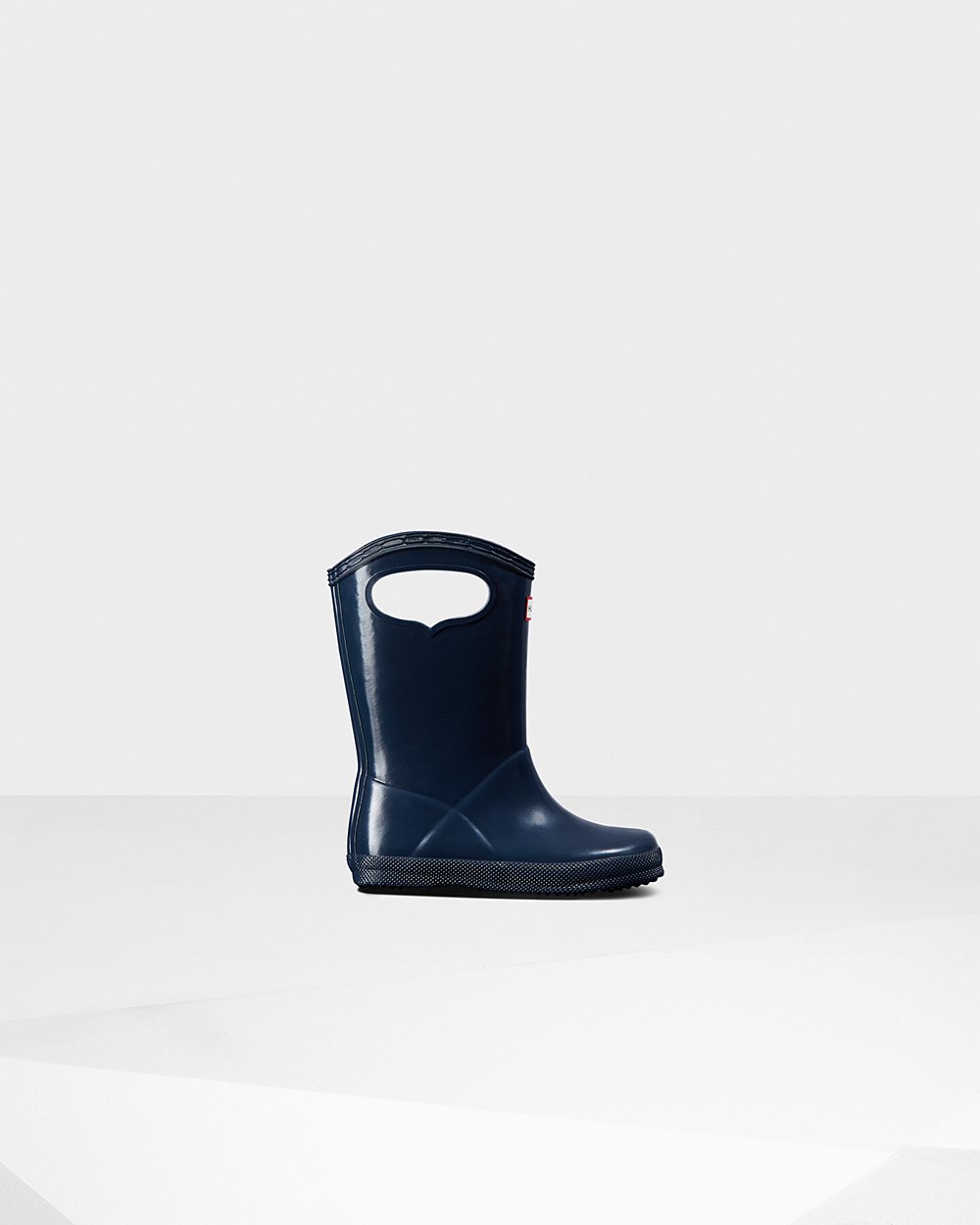 Botas De Agua Original First Classic Grab Handle Gloss Hunter Niños - Azul Marino - 237960WKN